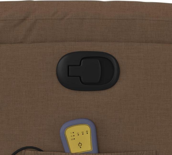 Immagine prodotto vidaXL Poltrona massaggiante con ausilio in tessuto