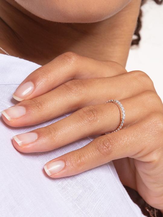 Immagine prodotto Thomas Sabo Palle dell'anello con pietre bianche argento (54, 925 Argento)