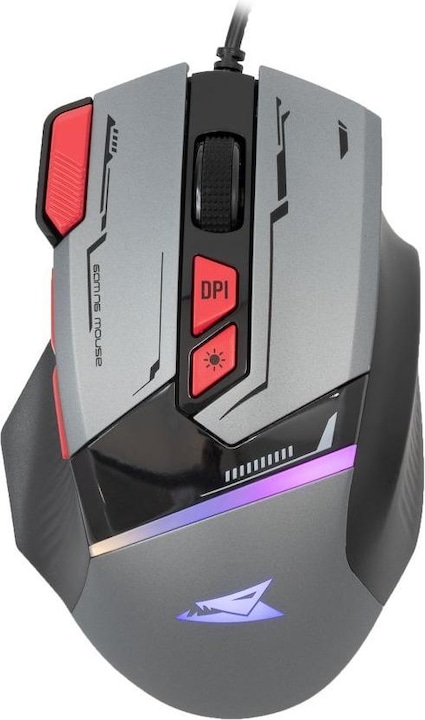 Produktbild Baracuda Gaming Mouse MANTA, 8D, 12800 dpi, Grey (BGM-047) (Kabelgebunden)