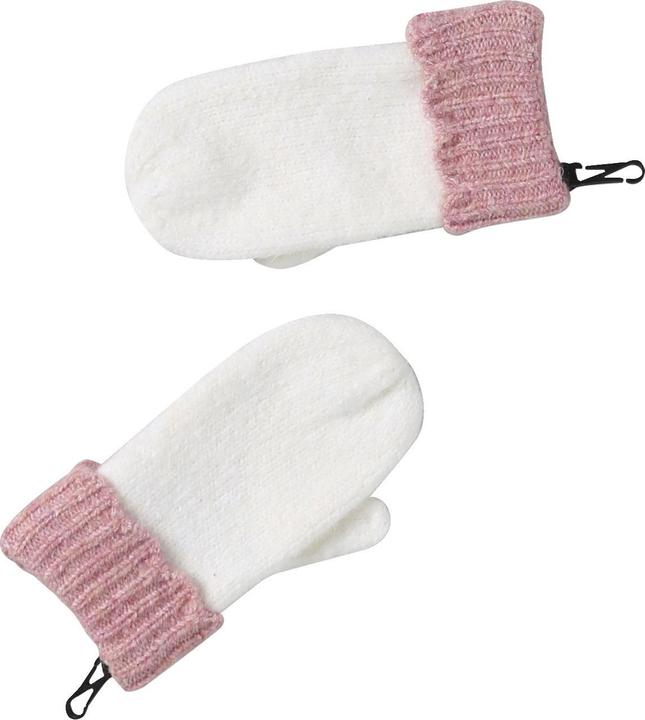 Actual product image Vertbaudet Set aus Mütze, Rundschal & Handschuhe mit Muschelsaum, Mädchen (128, 140)