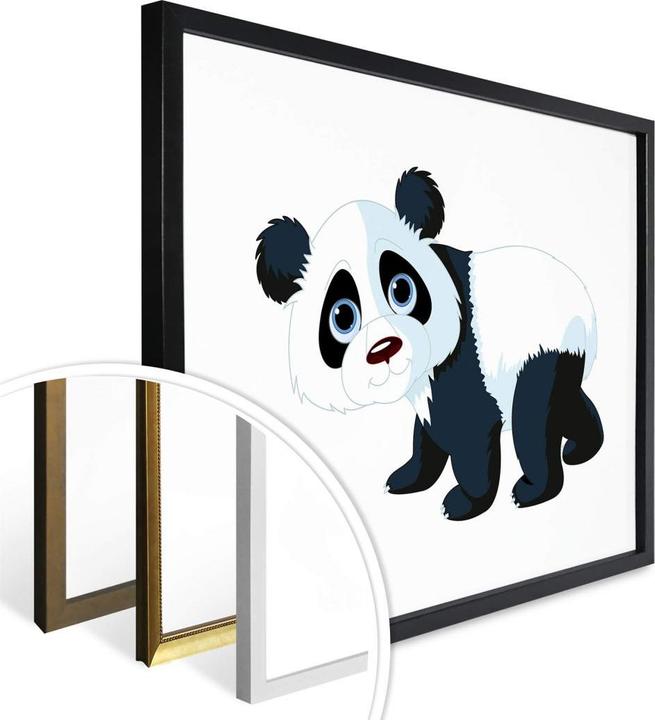Produktbild Trenddeko Laufender Panda (120 x 100 cm)