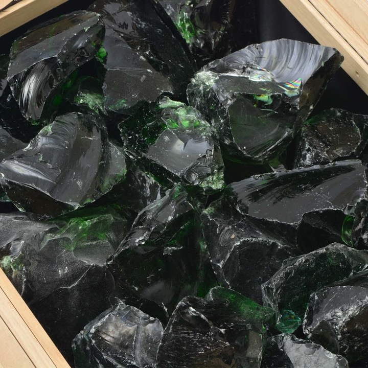 Image du produit Diverse Hardware Briques de verre pour gabions Vert 60-120 mm 25 kg