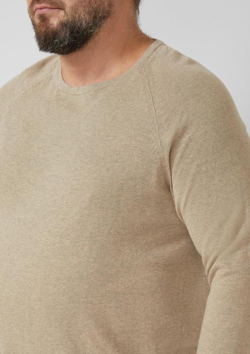 Produktbild s.Oliver Strickpullover Raglanpullover aus reiner Baumwolle (4XL)