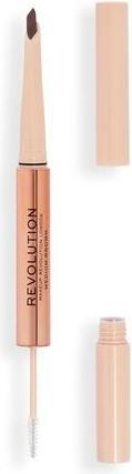 Produktbild Makeup Revolution Fluffy Brow Filter Duo Brow Pencil und Eyebrow Gel Medium Brown (Medium Brown)