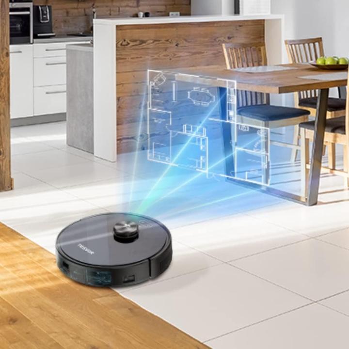 Produktbild Tesvor Staubsaugerroboter mit LiDAR-Navigation, 2200 Pa Saugkraft, 120 Min. Laufzeit, App-Steuerung (2200 Pa)
