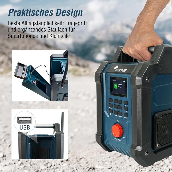 Actual product image Leicke WorkBeat 30 (DAB, DAB+, FM, Bluetooth)