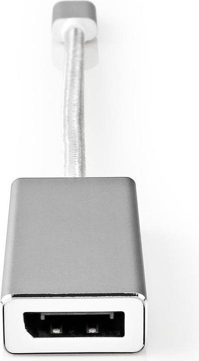 Image du produit Nedis Adaptateur USB USB 3.2 Gen 1 USB-C mâle DisplayPort 0.20 m rond Plaqué or Tressé/Nylon Sil (USB-C, 20 cm)