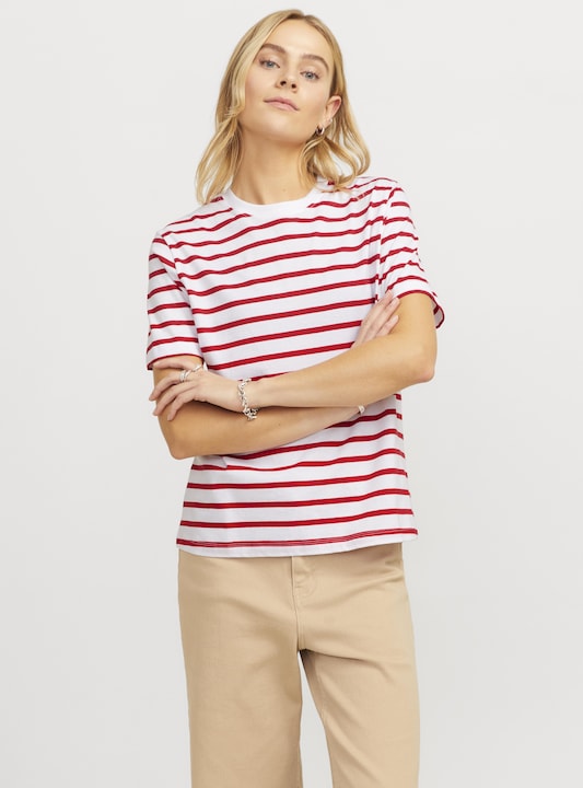 Produktbild JJXX Jxanna Ss Regular Every Stripe Tee Jrs (L)