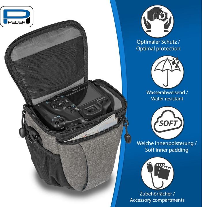 Image du produit Pedea Camera-Medium Holster Bag Fashion Pro (Light) Grey