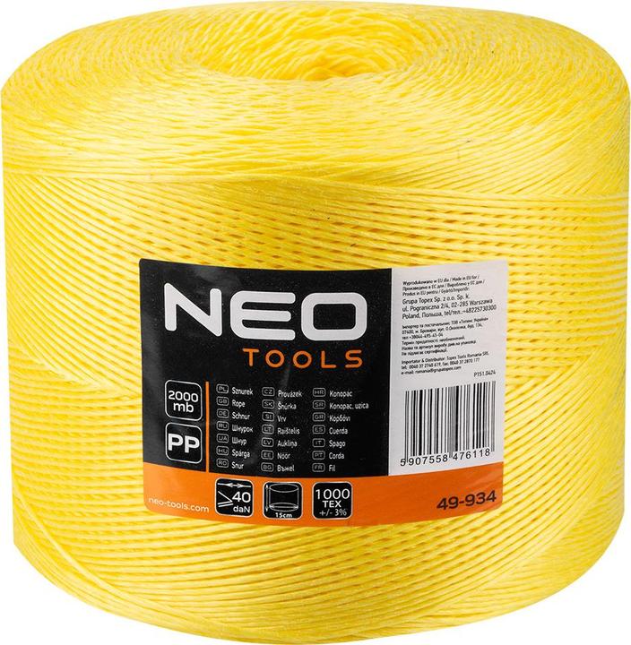 Actual product image Neo Polypropylen-Schnur 2000 m (2000 m)