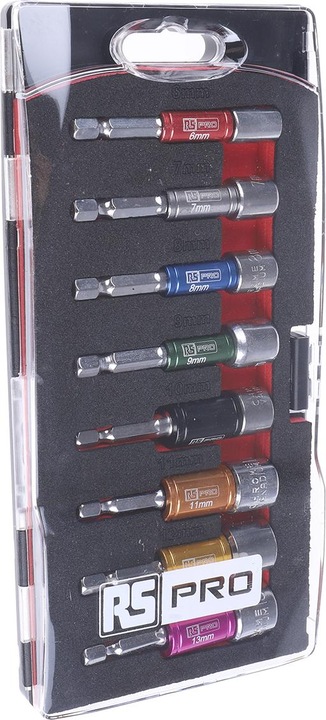 Actual product image Rs Pro Socket spanner set (6 mm, 7 mm, 8 mm, 9 mm, 10 mm, 11 mm, 12 mm, 13 mm)