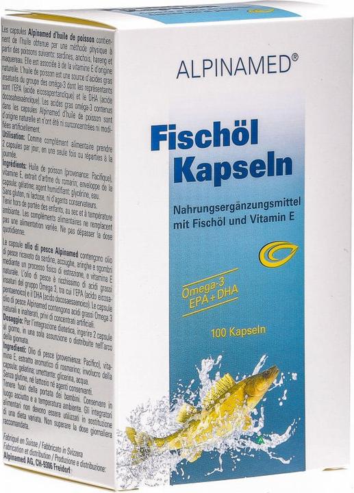 Immagine prodotto Alpinamed Olio di pesce (100 Pezzo/i, Pillole, 70 g)