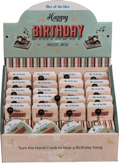 Actual product image Out of the blue Music Box Happy Birthday