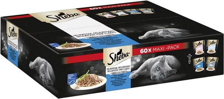 Sheba Auswahl Fisch (Adult, 60 Stk., 5100 g)