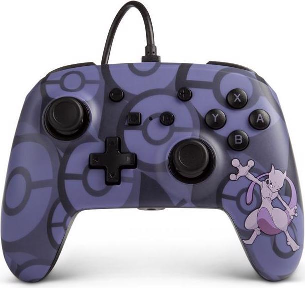 Image du produit PowerA Contrôleur filaire amélioré Mewtwo (Switch)