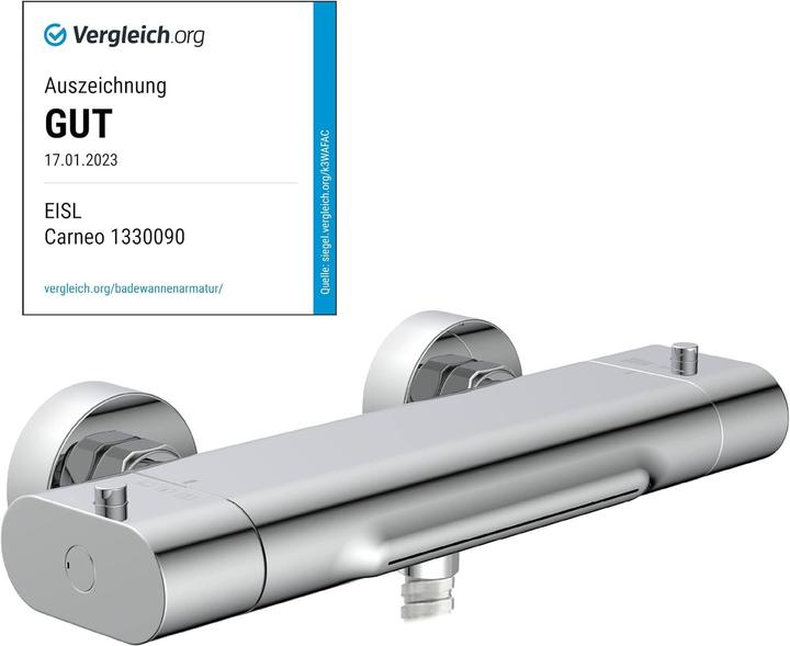 Produktbild Eisl Wannenarmatur Bad CARNEO Wannenfüllarmatur Chrom Schwallauslauf Wasserfall 1330090