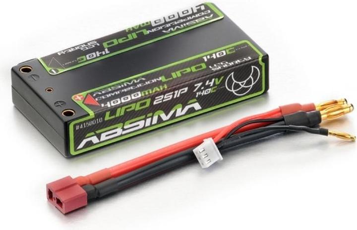 Actual product image Absima Li-Po battery pack Competition Shorty (7.40 V, 4000 mAh)