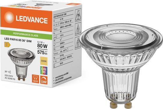 Productafbeelding Ledvance LED PAR168036 DIM 6.1W 930 GU10 P LEDV (GU10, 575 lm, 1 x)