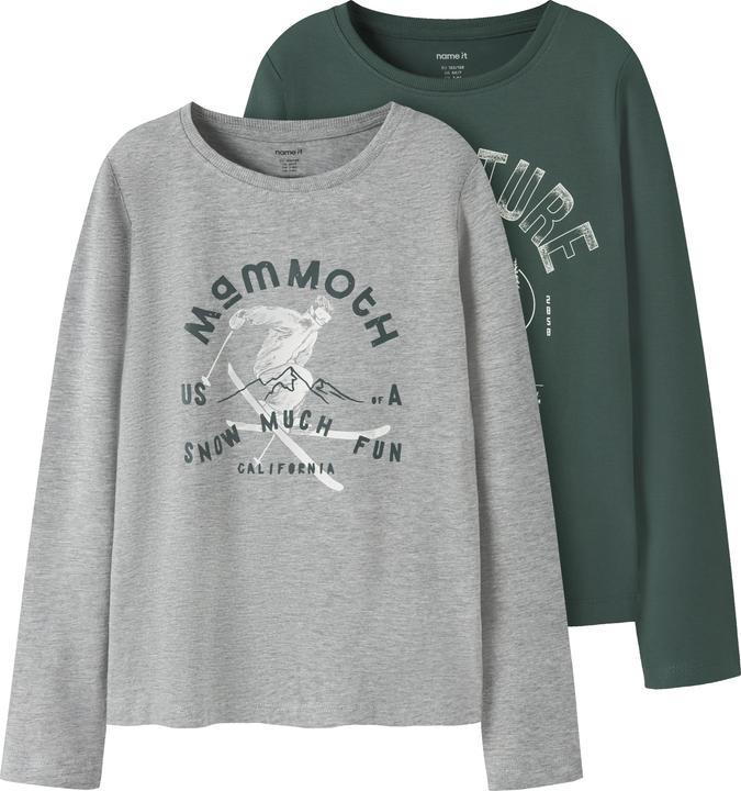 Immagine prodotto Name it 2er-Pack Oberteil mit langen Ärmeln (146, 152)