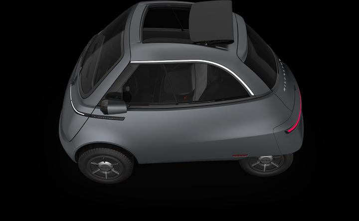 Actual product image Microlino Mid Range Berlin Anthracite (Electric, 17 hp)