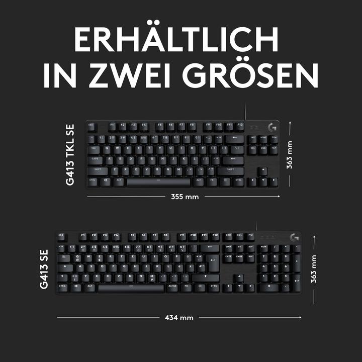 Image du produit Logitech G G413 SE (Suisse (QWERTZ), Filaire)