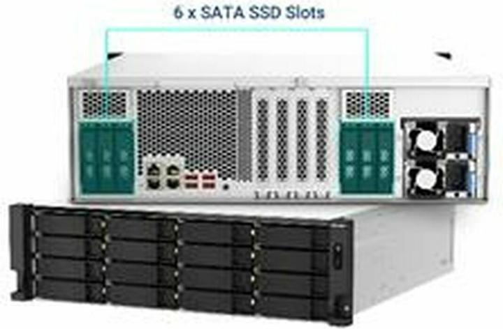 Produktbild QNAP TS-h2287XU-RP-E2378-64G Intel Xeon E-2378 8 Cores/16 Threads 64GB ECC DDR4 4x16 22-Bay 4U rackm (0 TB)