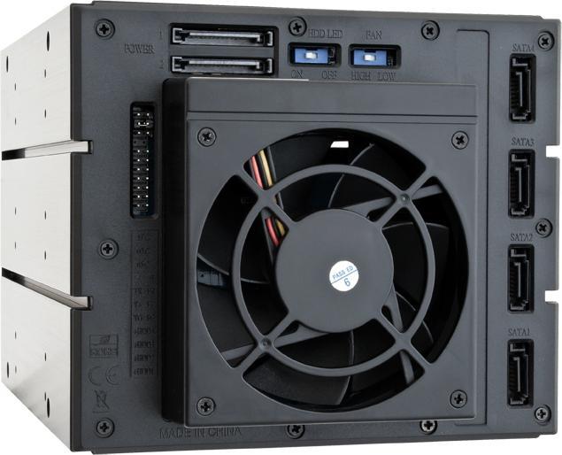 Produktbild Chieftec CBP-3141SAS - Gehäuse für Speicherlaufwerke mit Lüfter - 2,5" / 3,5" gemeinsam g