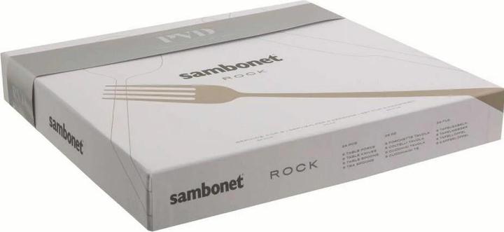 Actual product image Rosenthal Cutlery 24pcs.Vh. Rock Diamond Stainless steel/PVD 2Blac (24 pcs., Cutlery set)