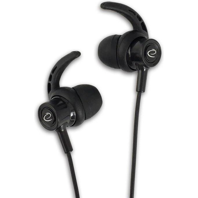 Esperanza Earphones With Microphone And Volume Control Eh199k Black, Cuffie, Nero