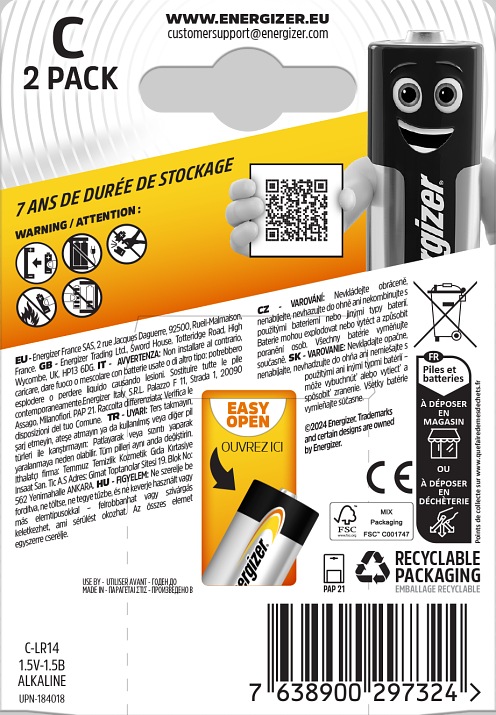 Immagine prodotto Energizer Baby (C)-Batterie (2 pz., C)