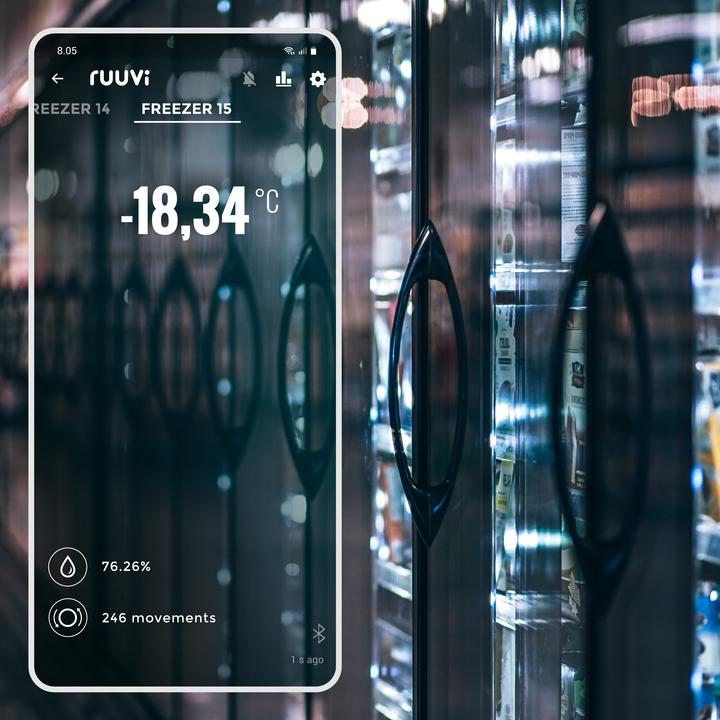 Produktbild Ruuvi RuuviTag Pro RTPro4in1 Umwelt Sensor