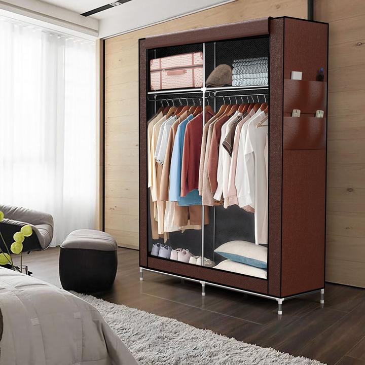 Produktbild Intirilife Schrank 108x170x45 cm in KOKOS BRAUN (30 x 45 x 9.5 cm)