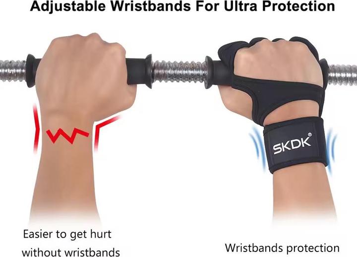 Produktbild Cbx Fitness-Handschuhe mit Handgelenkbandagen und Silikongel Grösse L (L)