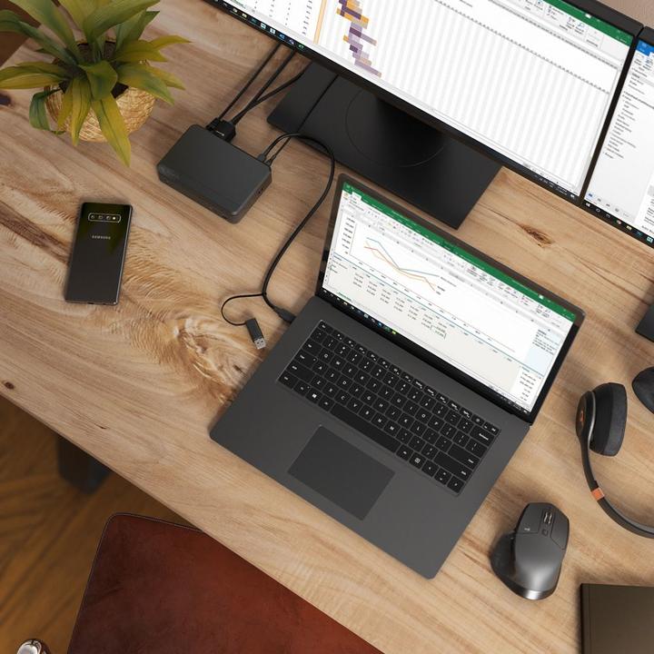 Productafbeelding Alogic Universele tweeling (USB-C, USB-A, 10 Havens)