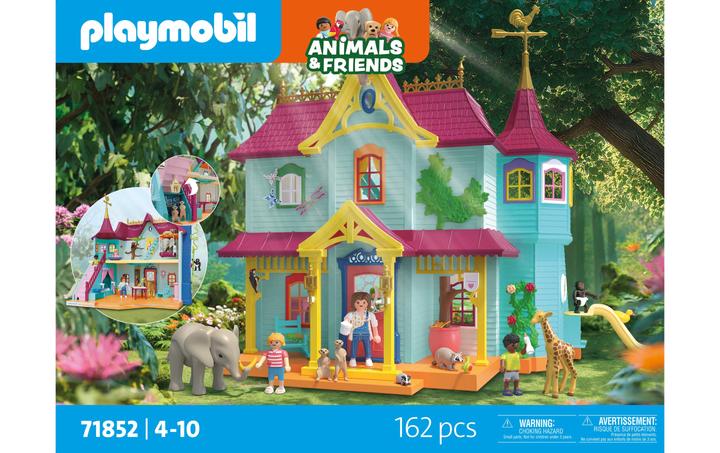 Image du produit Playmobil Villa d'animaux multicolores (71852)
