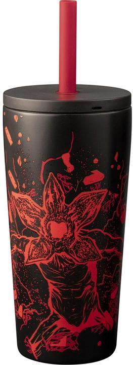 Immagine prodotto Bialetti Trinkbecher Stranger Things, 600 ml, Schwarz / Rot (0.60 l)