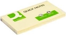 Actual product image Q-Connect Notesblok med lim gul papir L76xW127xH10mm,12 pcs/pk