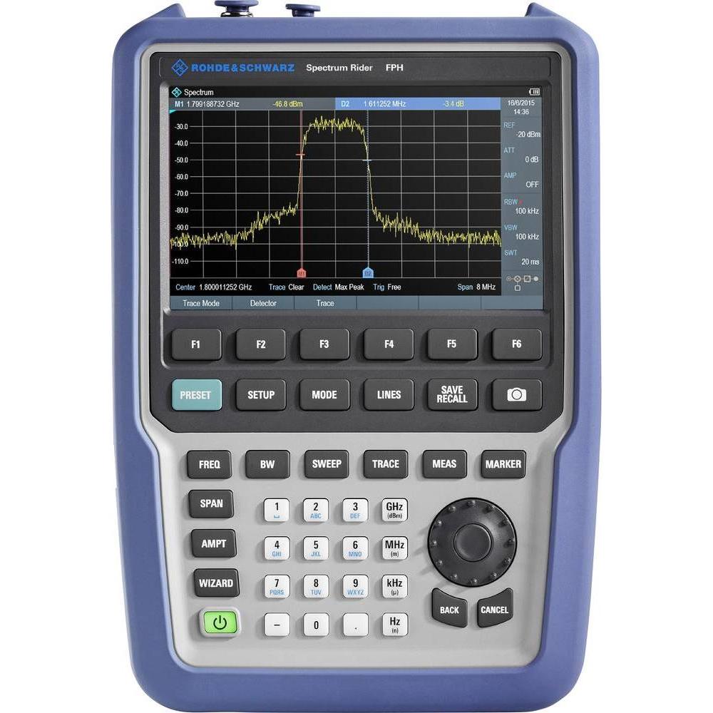 Rohde & Schwarz FPH-P1 Spektrum-Analysator, Sp (Analysator), Messtechnik