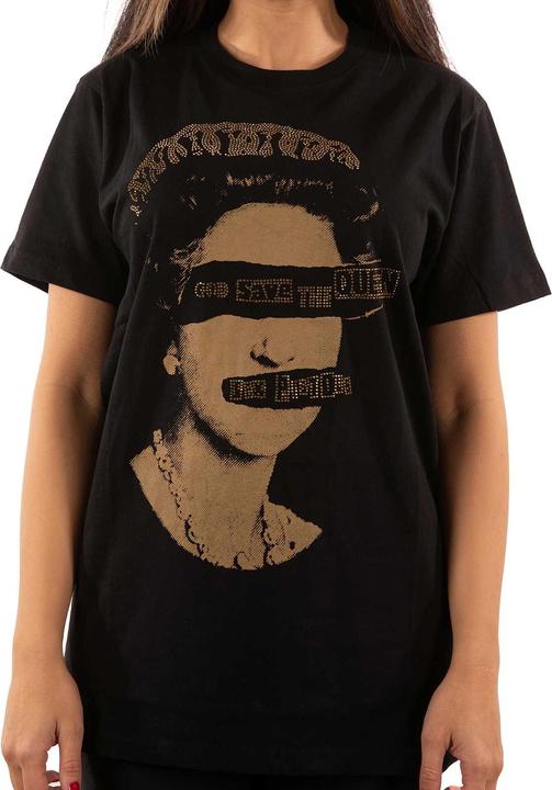 Actual product image Sex Pistols Unisex Adult God Save The Queen Embellished T-Shirt (S)