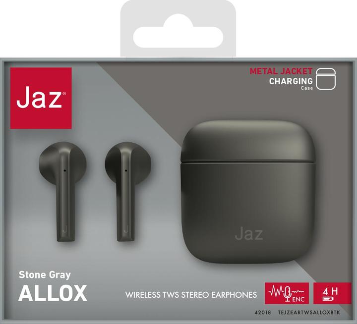 Produktbild JAZ Allox  TWS-Ohrhörer mit Ladeetui aus Metall