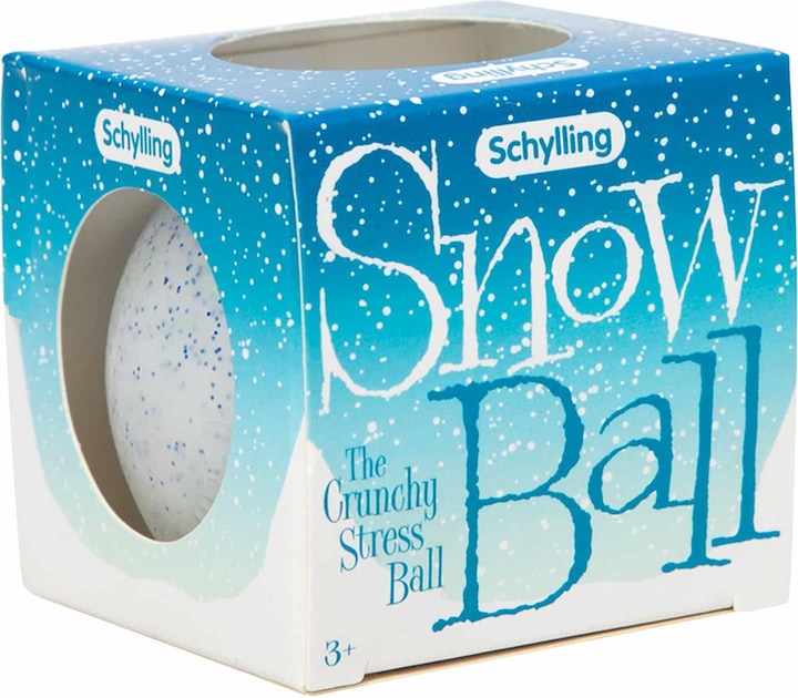 NeeDoh Schylling Snow Ball Crunch Stress ball