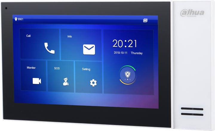 Image du produit Dahua VTH2421FW système d'interphonie vidéo (7&quot ) Noir, Blanc (Ethernet)