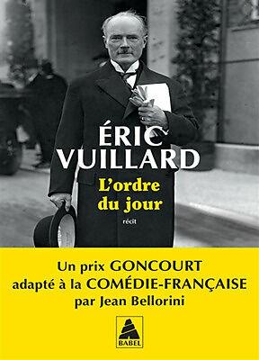 Produktbild L'ordredujour (Französisch, Eric Vuillard, 2026)