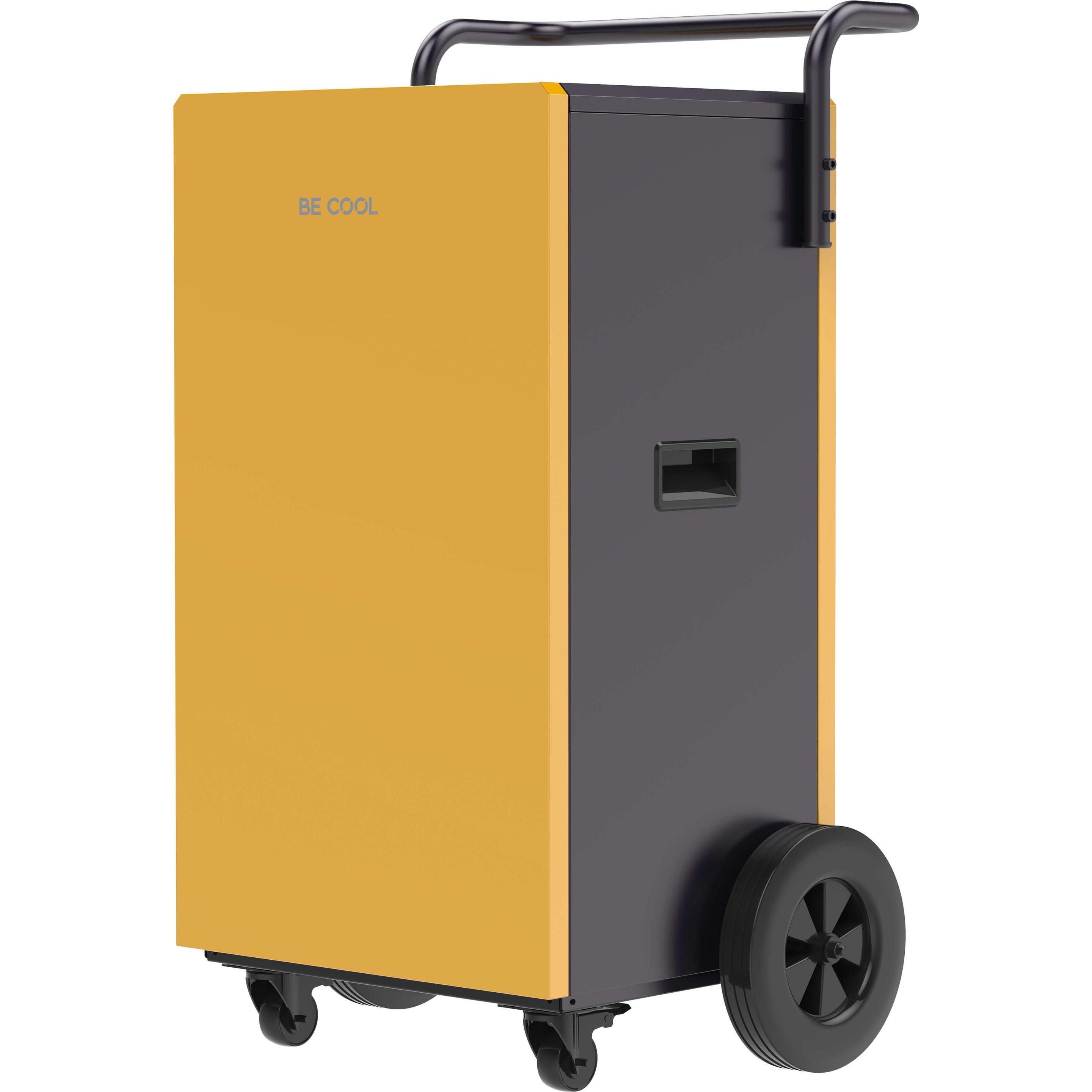 BeCool Bautrockner / Luftentfeuchter 90 Liter, Luftentfeuchter, Schwarz, Gelb