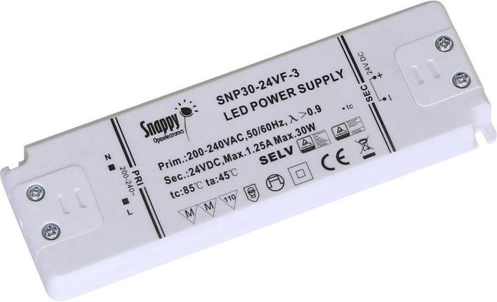 Actual product image Dehner Elektronik Snappy SE30-12VL LED Transformer Con