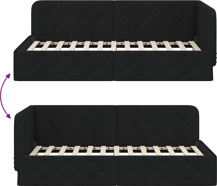 Image du produit vidaXL Eckbettgestell (90 x 200 cm)