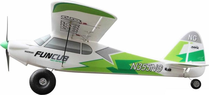 Immagine prodotto Multiplex RR FunCub NG 1410mm ala alta ARTF verde (Motore multiplo)