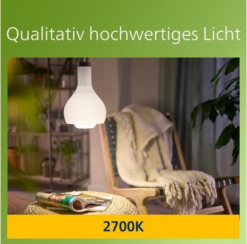 Produktbild Philips Classic LED Lampe (E27, 4 W, 470 lm, 3 x, A)