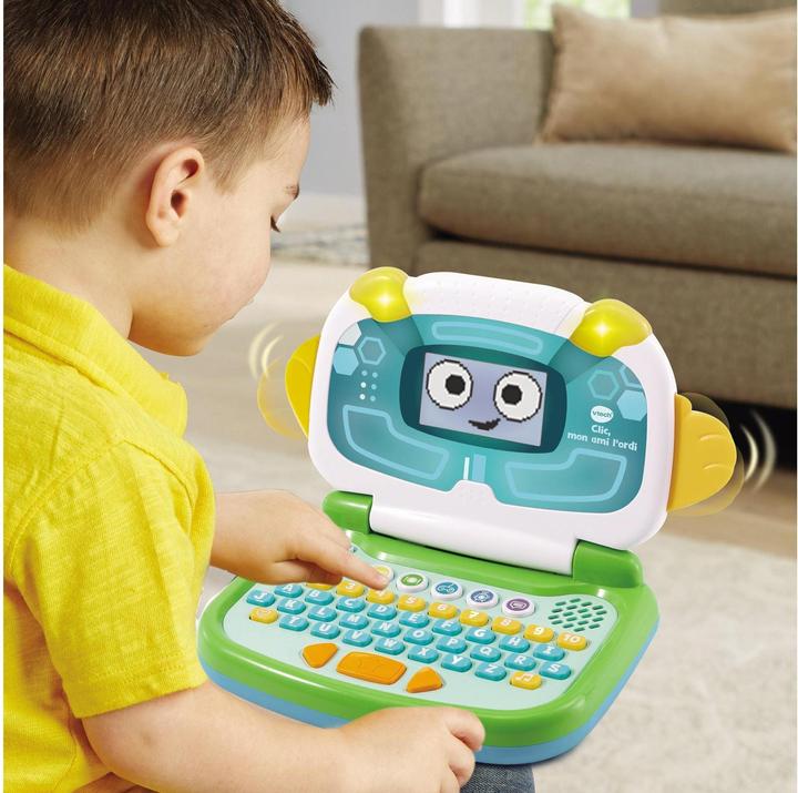 Immagine prodotto VTech Clic, mon ami l'ordi bleu / vert (Francese, 3 - 6 anni)