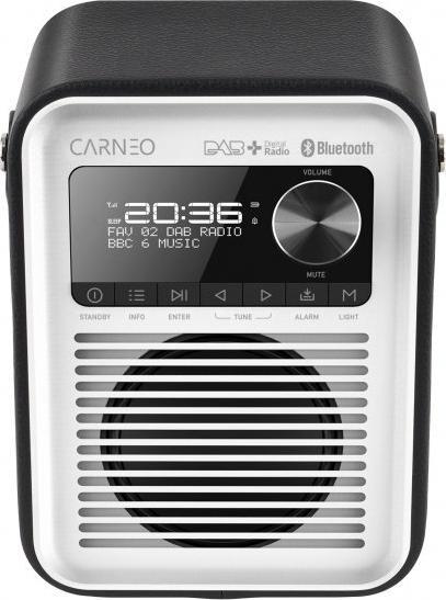 Actual product image Carneo D600 Radio DAB+, FM, BT, black/white (DAB, DAB+, FM, Bluetooth)